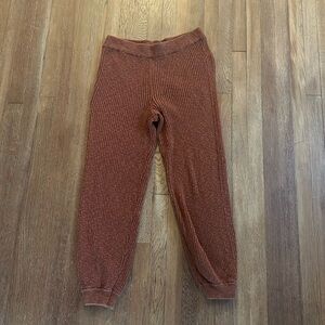 Free People FP Beach Ribbed Linen Blend Joggers